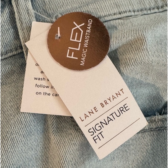 LANE BRYANT Signature Fit High Rise Skinny Jeans Light Wash Size 26 NEW - Picture 6 of 9